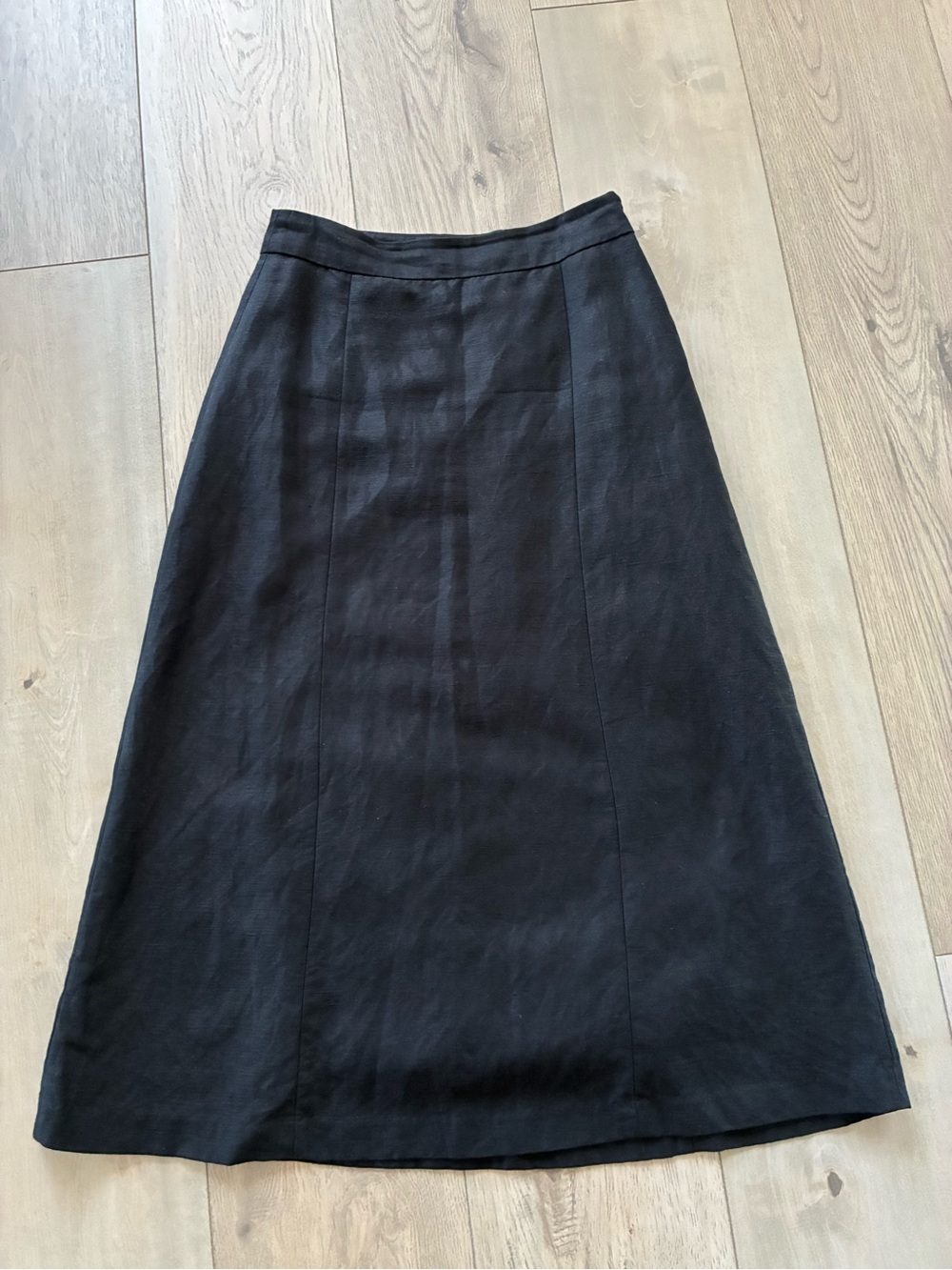 Aritzia linen  Black A-Line Women’s Skirt